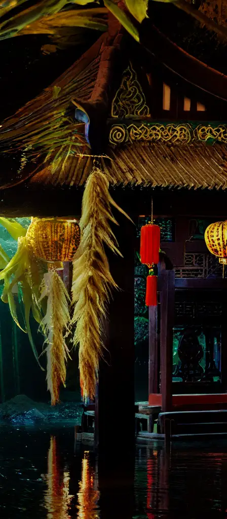 Ancient china, a scene from the Infinite Tapestry endless AI painting