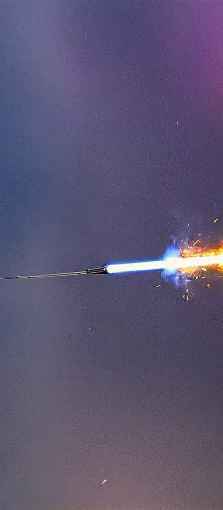 predator missile, a scene from the Infinite Tapestry endless AI painting
