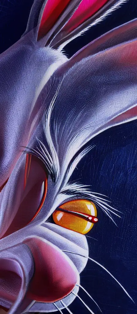 Bugs bunny, a scene from the Infinite Tapestry endless AI painting