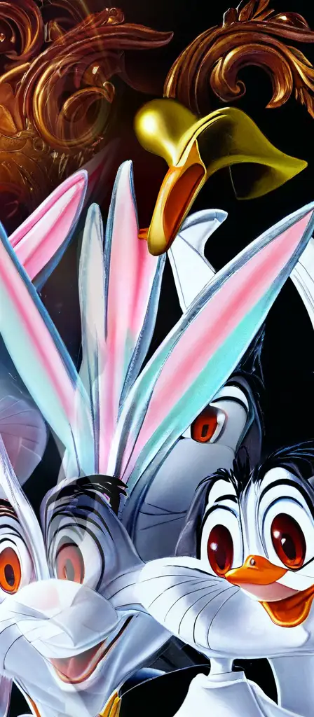 Daffy duck, a scene from the Infinite Tapestry endless AI painting