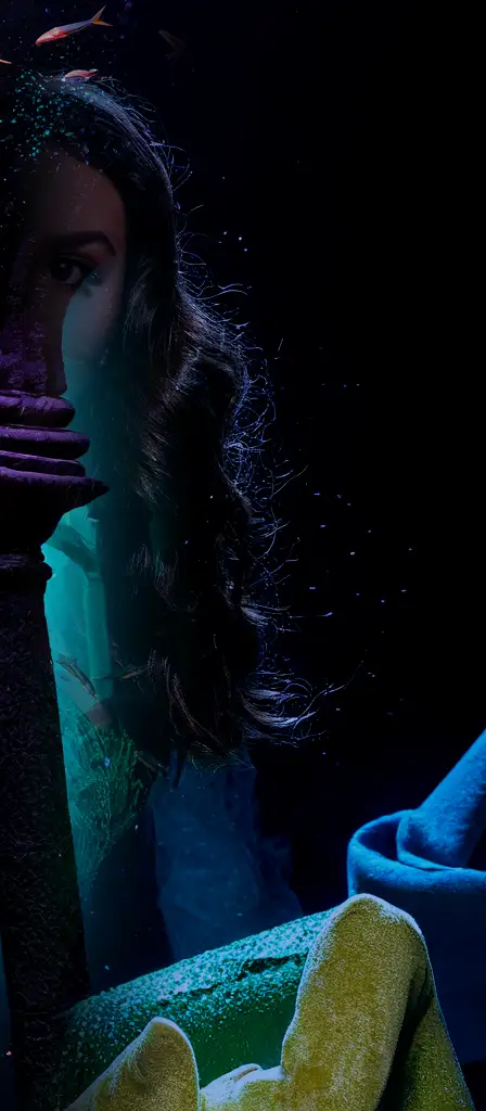 Addison Rae Nickelodeon slimed boudoir, a scene from the Infinite Tapestry endless AI painting