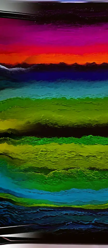 ever expanding yellow mass that grows to take up entire screen, a scene from the Infinite Tapestry endless AI painting