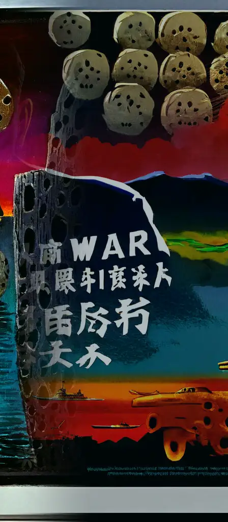 Admiral Tojo war propaganda imperial japan white background no other color background, only verticlal lines no…, a scene from the Infinite Tapestry endless AI painting
