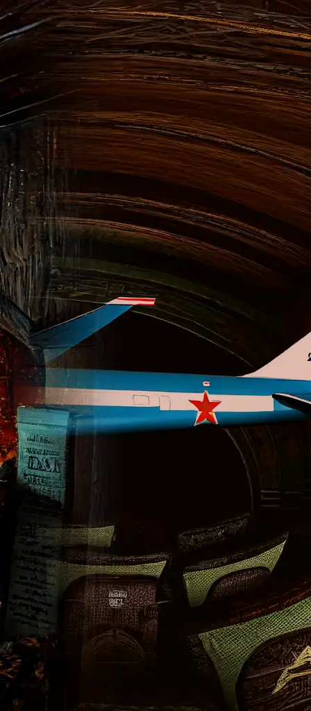 New top secret china strategic bomber plans Xian H-6 succeessor plane detailed blueprints, a scene from the Infinite Tapestry endless AI painting
