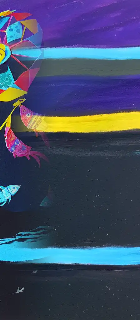 Image of text: Patrick patrick patrick patrick patrick patrick, a scene from the Infinite Tapestry endless AI painting