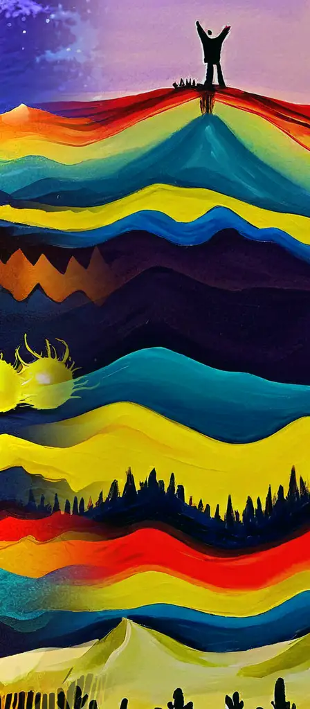 help me help me help mhelp me help me help me Help me help me help me Help me help me help me help me help me help me…, a scene from the Infinite Tapestry endless AI painting