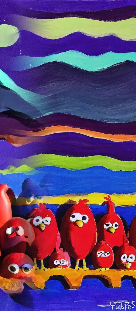 Red red red red everything is red all is red its all red red its all red, a scene from the Infinite Tapestry endless AI painting