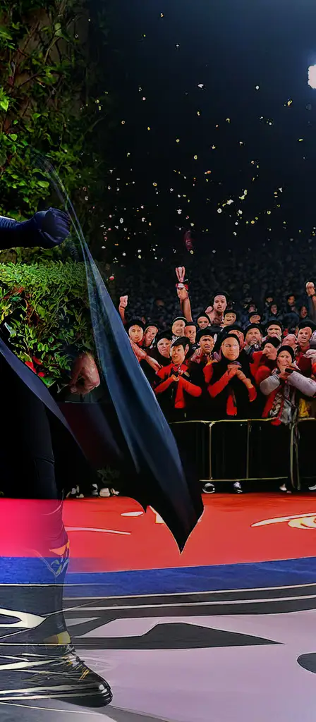 Chinese batman, a scene from the Infinite Tapestry endless AI painting